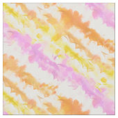 Fruchtige Abstrakte Pastel Watercolor Wash Streife Stoff (Nahaufnahme)