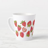 Fruchtige Erdbeere Milchtasse (Linke Ecke)