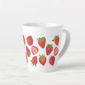 Fruchtige Erdbeere Milchtasse (Rechte Ecke)