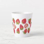 Fruchtige Erdbeere Milchtasse (Vorderseite)