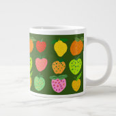 Fruchtige Fruchtmuster riesige Tasse (Rechts)