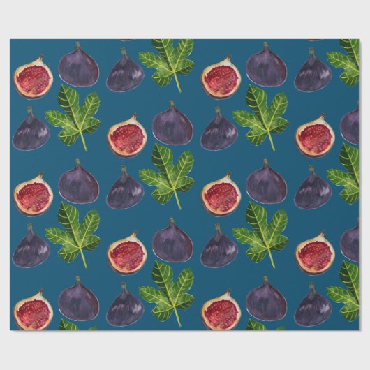 Fruchtige Herbstfarben Geschenkpapier (Flach)