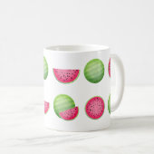Fruchtige Melone-Tasse Kaffeetasse (VorderseiteRechts)