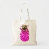 Fruchtige rosa Ananas-Tasche Tragetasche (Vorne)