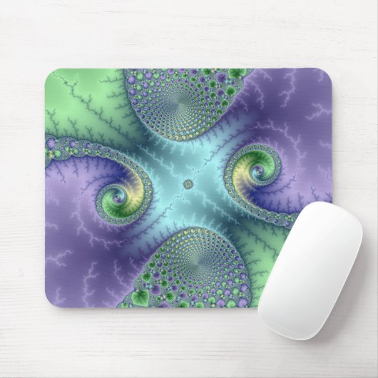 Fruchtige Schleifen - Fraktal Mousepad (Mit Mouse)