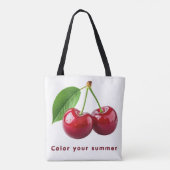 Fruchtige Sommer-Tasche Tasche (Rückseite)