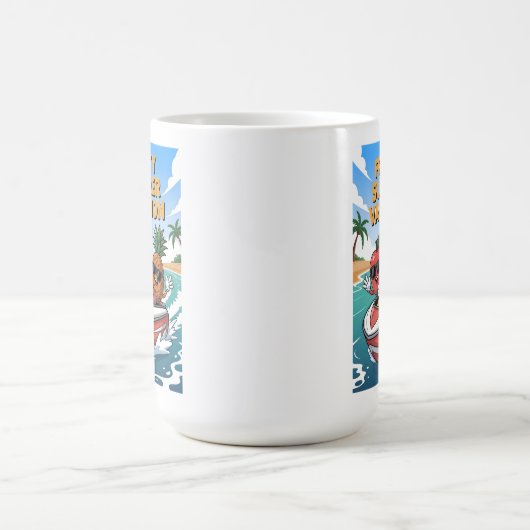 Fruchtige Sommerferien Kaffeetasse (Mittel)