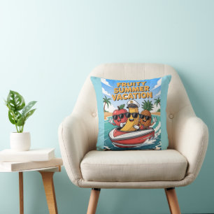Fruchtige Sommerferien Kissen
