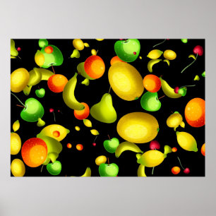 Fruchtige Tapete Poster