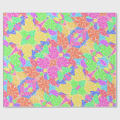 Fruchtige Tutti farbige Fruchtscheiben Geschenkpapier (Flach)