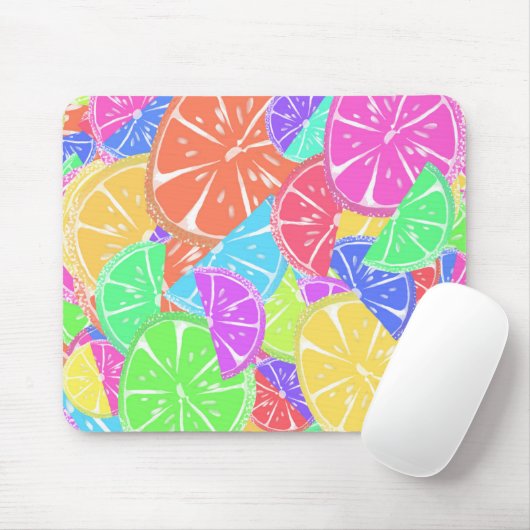 Fruchtige Tutti farbige Fruchtscheiben Mousepad (Mit Mouse)