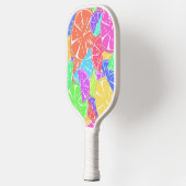 Fruchtige Tutti farbige Fruchtscheiben Pickleball Schläger (Links)