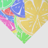 Fruchtige Tutti farbige Fruchtscheiben Seidenpapier (Detail)