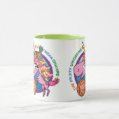 Fruchtige Unicorn-Kaffee-Tasse Tasse (Zentrum)