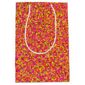 Fruchtiger Glitzer Dots-GIFT BAG Mittlere Geschenktüte (Vorderseite)