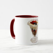 Fruchtiger italienischer Sundae Tasse (Vorderseite Links)