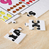 Früchtiger Zahlen-Garten-Puzzle Puzzle (Seite)