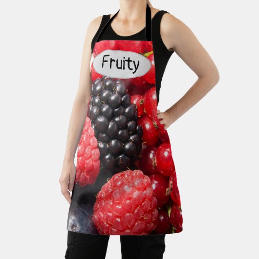 Fruchtiges frisches Foto mit Text Schürze (InSitu)