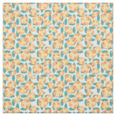 Fruchtiges Retro orange Scheibe-Muster Stoff (Muster)