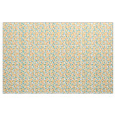 Fruchtiges Retro orange Scheibe-Muster Stoff (Fat Quarter (45,7 x 55,9 cm))