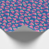 Fruchtiges Watermelon Sommermuster Geschenkpapier (Ecke)