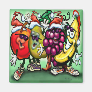 Fruchtiges Weihnachten Magnet