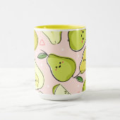 Fruchtillustrationskunstwerk Tasse (Zentrum)