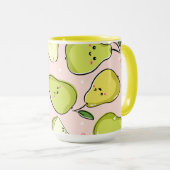 Fruchtillustrationskunstwerk Tasse (VorderseiteRechts)