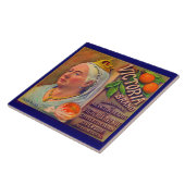 Fruchtkäfigmarke der 30er Jahre, Orangen der Marke Fliese (Seite)