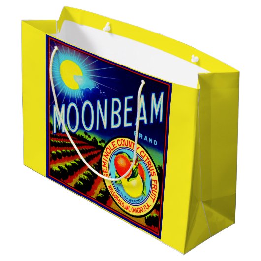 Fruchtkartett der 1940er Jahre: Zitrusfrüchte der Große Geschenktüte (Rückseite Schrägansicht)