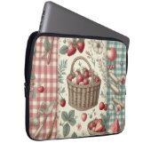 Fruchtkorb Gingham Spaß Laptopschutzhülle (Vorne Rechts)