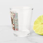 Fruchtkorb Gingham Spaß Schnapsglas (Rechts)
