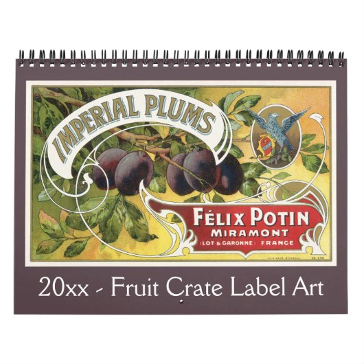 Fruchtkorb-Label Art Kalender (Titelbild)