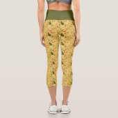 Fruchtkörbe Musterkollektion - Avocado Capri Leggings (Rückseite)