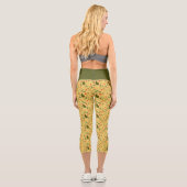 Fruchtkörbe Musterkollektion - Avocado Capri Leggings (Rückseite)
