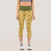 Fruchtkörbe Musterkollektion - Avocado Capri Leggings (Vorderseite)
