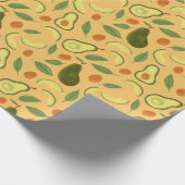 Fruchtkörbe Musterkollektion - Avocado Geschenkpapier (Ecke)