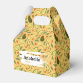 Fruchtkörbe Musterkollektion - Avocado Geschenkschachtel (Rückseite)