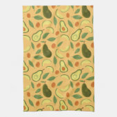 Fruchtkörbe Musterkollektion - Avocado Geschirrtuch (Vertikal)