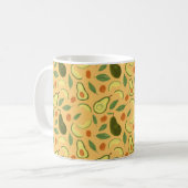 Fruchtkörbe Musterkollektion - Avocado Kaffeetasse (Vorderseite Links)