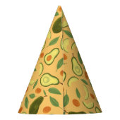 Fruchtkörbe Musterkollektion - Avocado Partyhütchen (Rückseite)