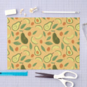 Fruchtkörbe Musterkollektion - Avocado Seidenpapier (Handwerk)