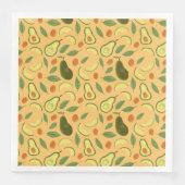 Fruchtkörbe Musterkollektion - Avocado Serviette (Vorderseite)