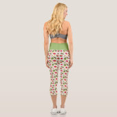 Fruchtkörbe Musterkollektion - Wassermelone Capri Leggings (Rückseite)