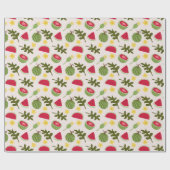 Fruchtkörbe Musterkollektion - Wassermelone Geschenkpapier (Flach)