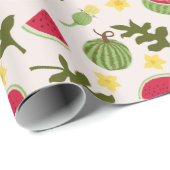 Fruchtkörbe Musterkollektion - Wassermelone Geschenkpapier (Rolleneckpunkt)