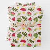 Fruchtkörbe Musterkollektion - Wassermelone Geschenkpapier Set (Beispiel)