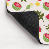 Fruchtkörbe Musterkollektion - Wassermelone Mousepad (Ecke)