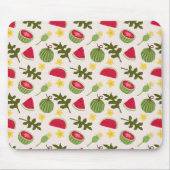 Fruchtkörbe Musterkollektion - Wassermelone Mousepad (Vorne)