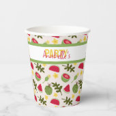 Fruchtkörbe Musterkollektion - Wassermelone Pappbecher (Vorderseite)